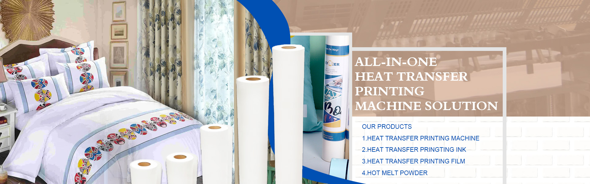 бумага для теплопередачи, сублимационная бумага, цифровая бумага принтера,Suzhou Huarong Paper Products Co., Ltd